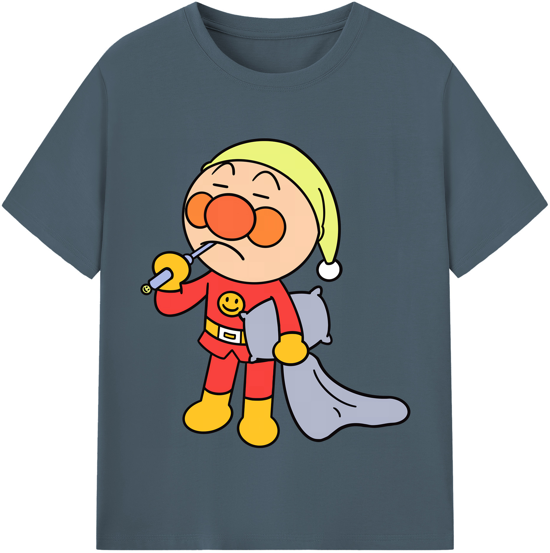 （画像用） アンパンマン Anpanman 綿100％半袖Tシャツ（フロントプリント）